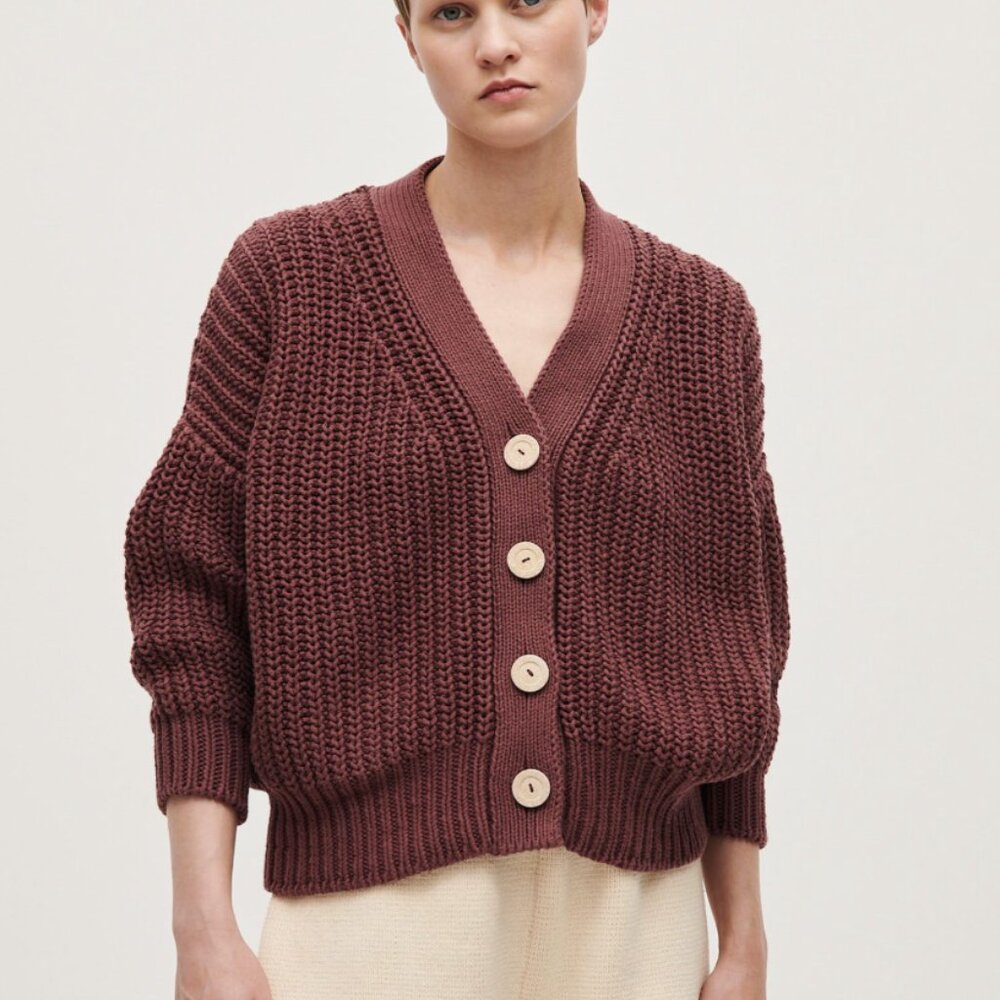 babaà cardigan no18 black cherry